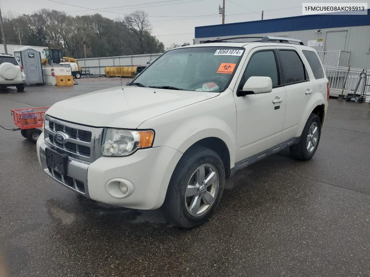 2010 Ford Escape Limited VIN: 1FMCU9EG8AKC95913 Lot: 80681074