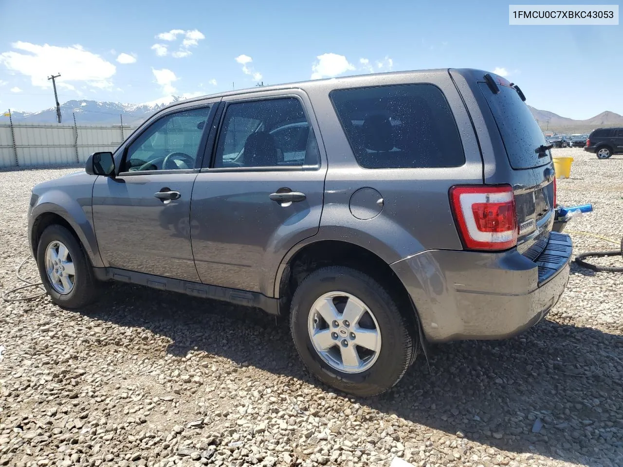 2011 Ford Escape Xls VIN: 1FMCU0C7XBKC43053 Lot: 51578104