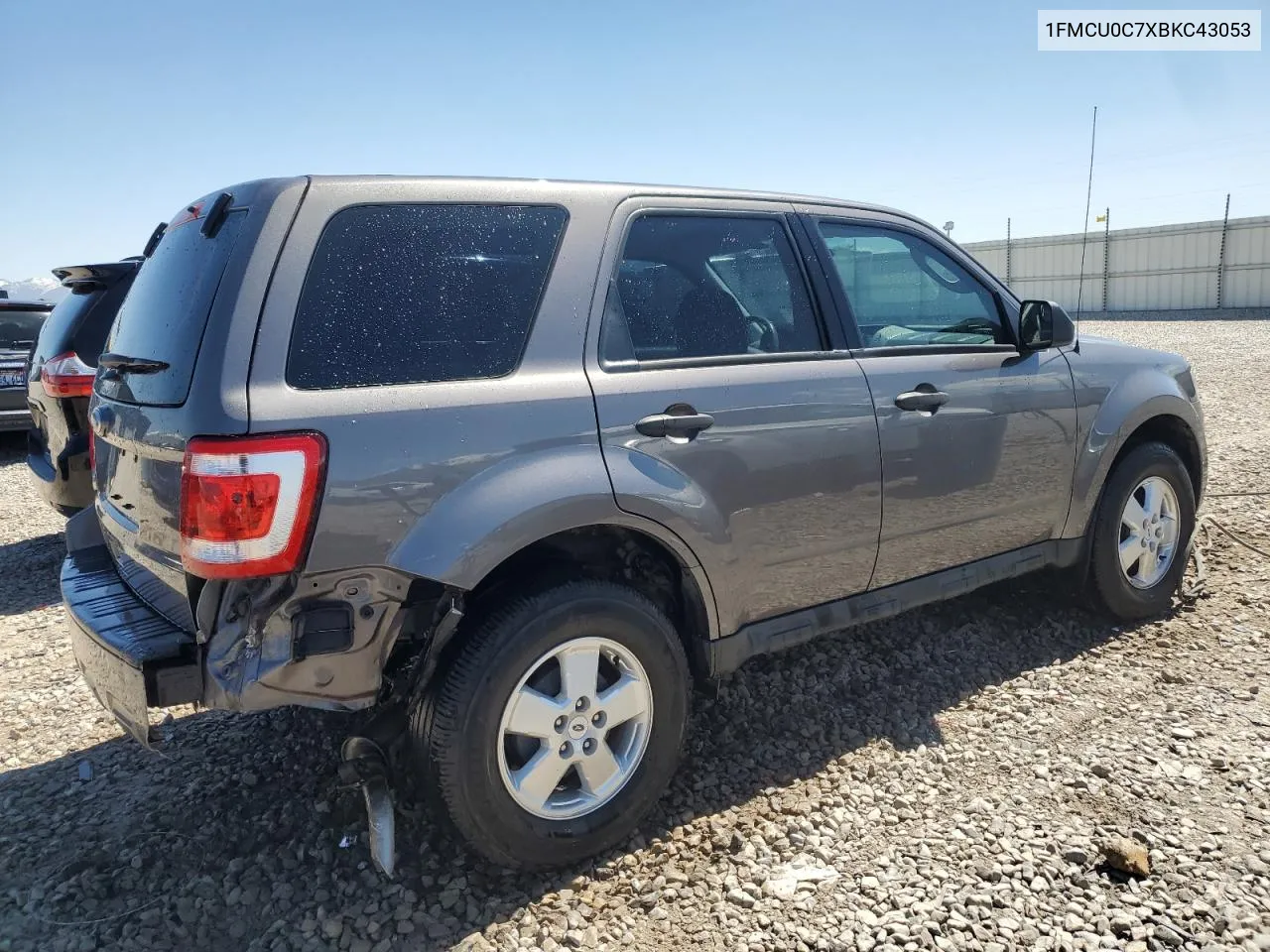 2011 Ford Escape Xls VIN: 1FMCU0C7XBKC43053 Lot: 51578104