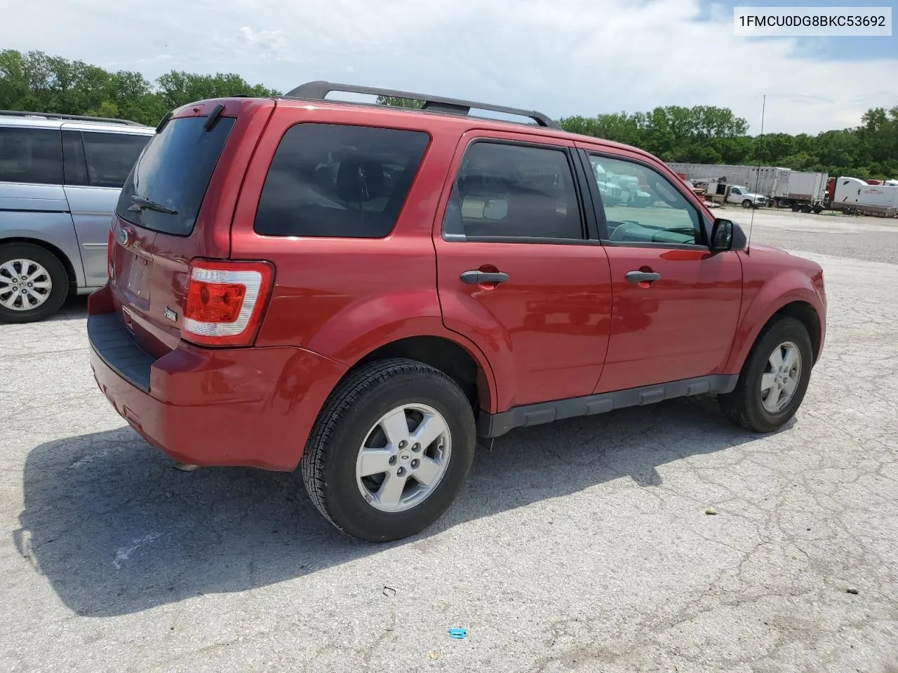 2011 Ford Escape Xlt VIN: 1FMCU0DG8BKC53692 Lot: 55833664