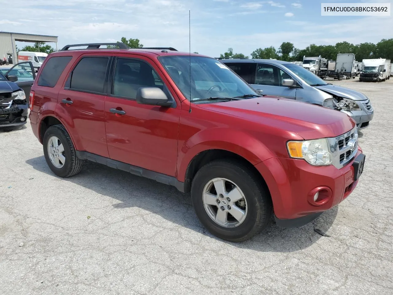 2011 Ford Escape Xlt VIN: 1FMCU0DG8BKC53692 Lot: 55833664