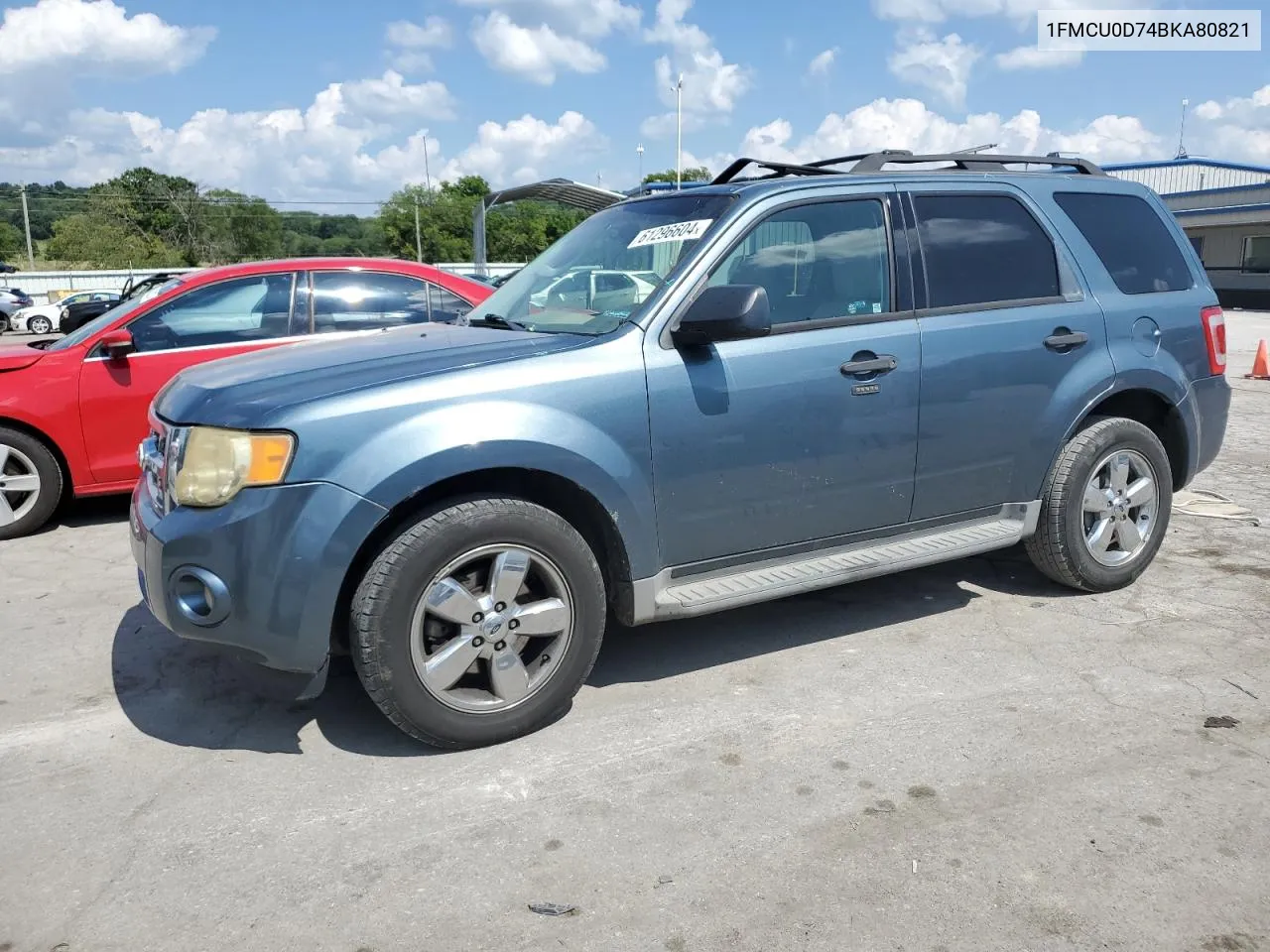 2011 Ford Escape Xlt VIN: 1FMCU0D74BKA80821 Lot: 61296604