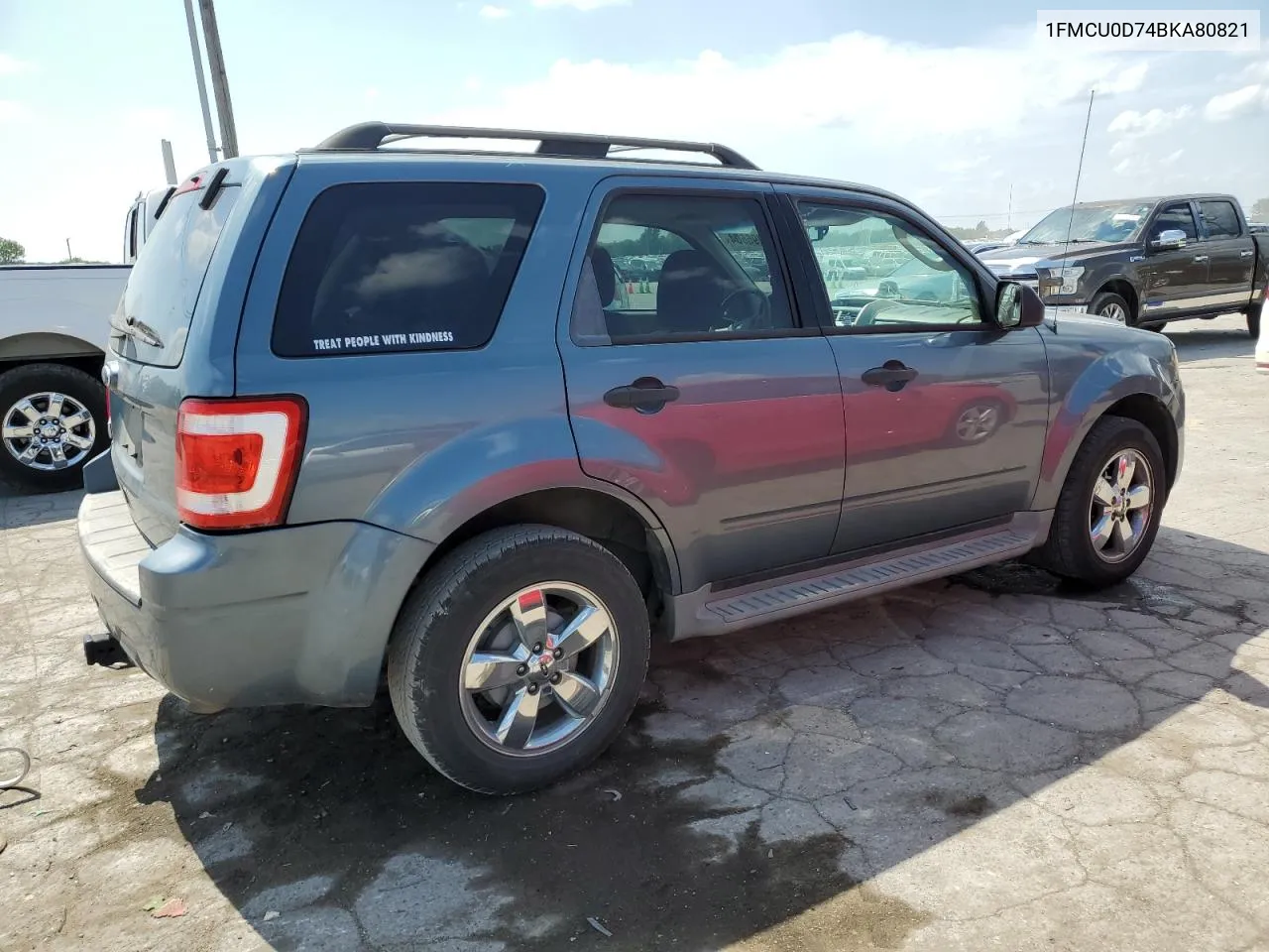 2011 Ford Escape Xlt VIN: 1FMCU0D74BKA80821 Lot: 61296604