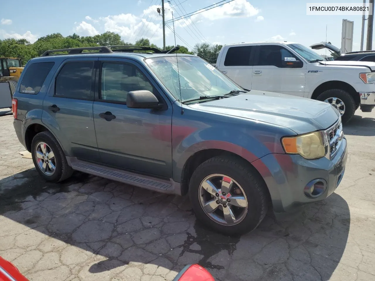 2011 Ford Escape Xlt VIN: 1FMCU0D74BKA80821 Lot: 61296604