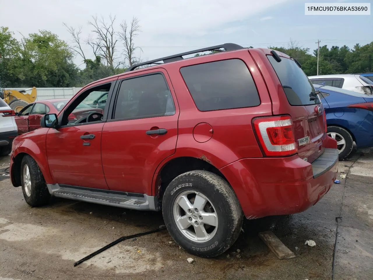 2011 Ford Escape Xlt VIN: 1FMCU9D76BKA53690 Lot: 65162224