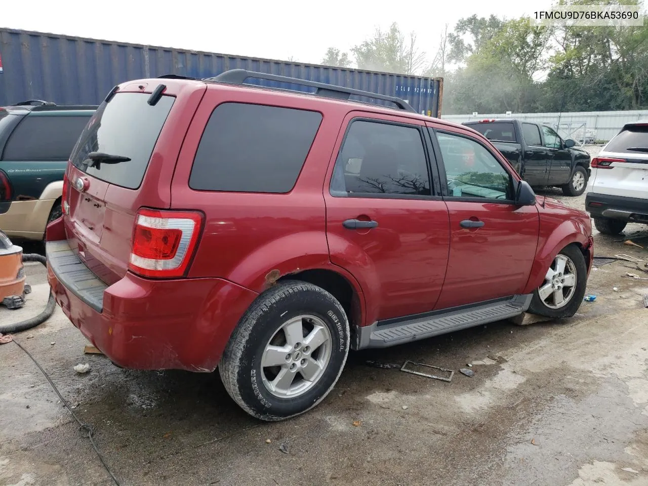 2011 Ford Escape Xlt VIN: 1FMCU9D76BKA53690 Lot: 65162224