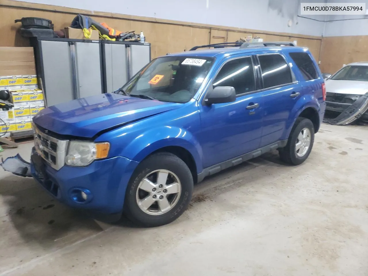 2011 Ford Escape Xlt VIN: 1FMCU0D78BKA57994 Lot: 65738494