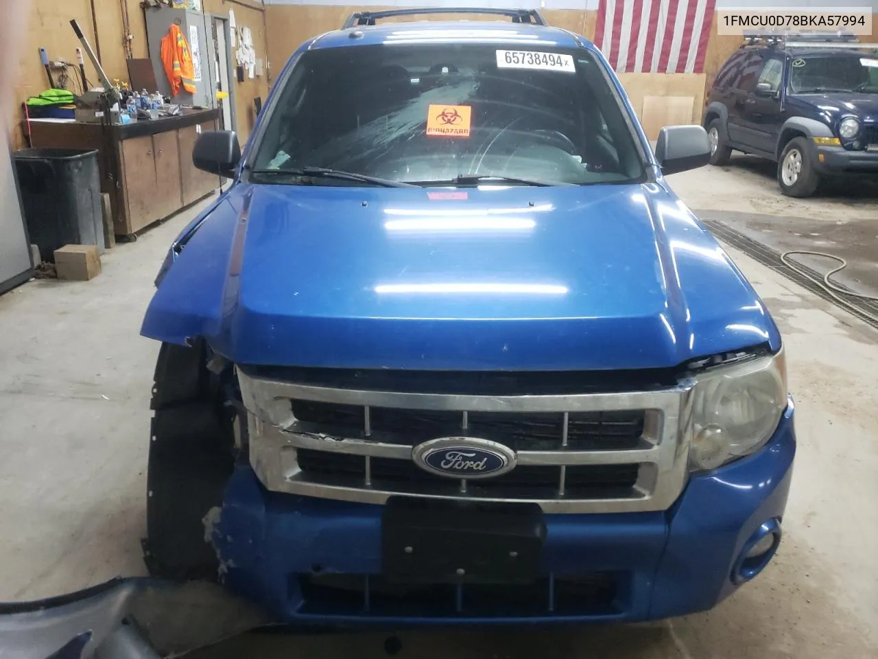 2011 Ford Escape Xlt VIN: 1FMCU0D78BKA57994 Lot: 65738494