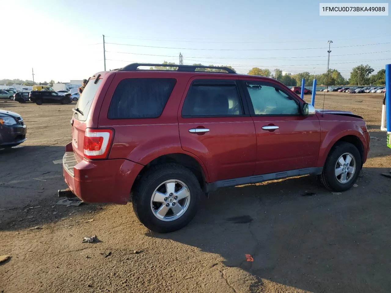 2011 Ford Escape Xlt VIN: 1FMCU0D73BKA49088 Lot: 67528874