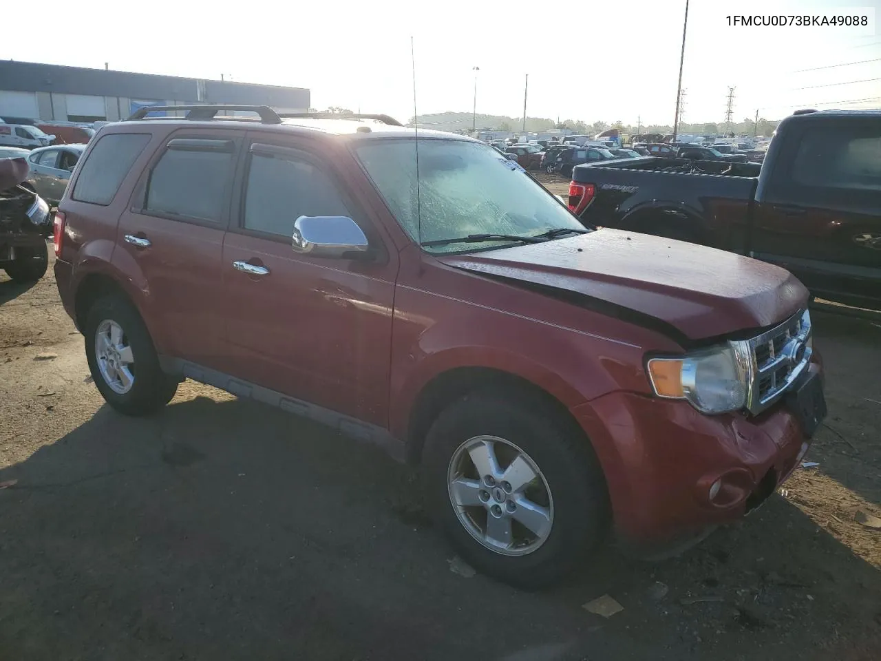 2011 Ford Escape Xlt VIN: 1FMCU0D73BKA49088 Lot: 67528874