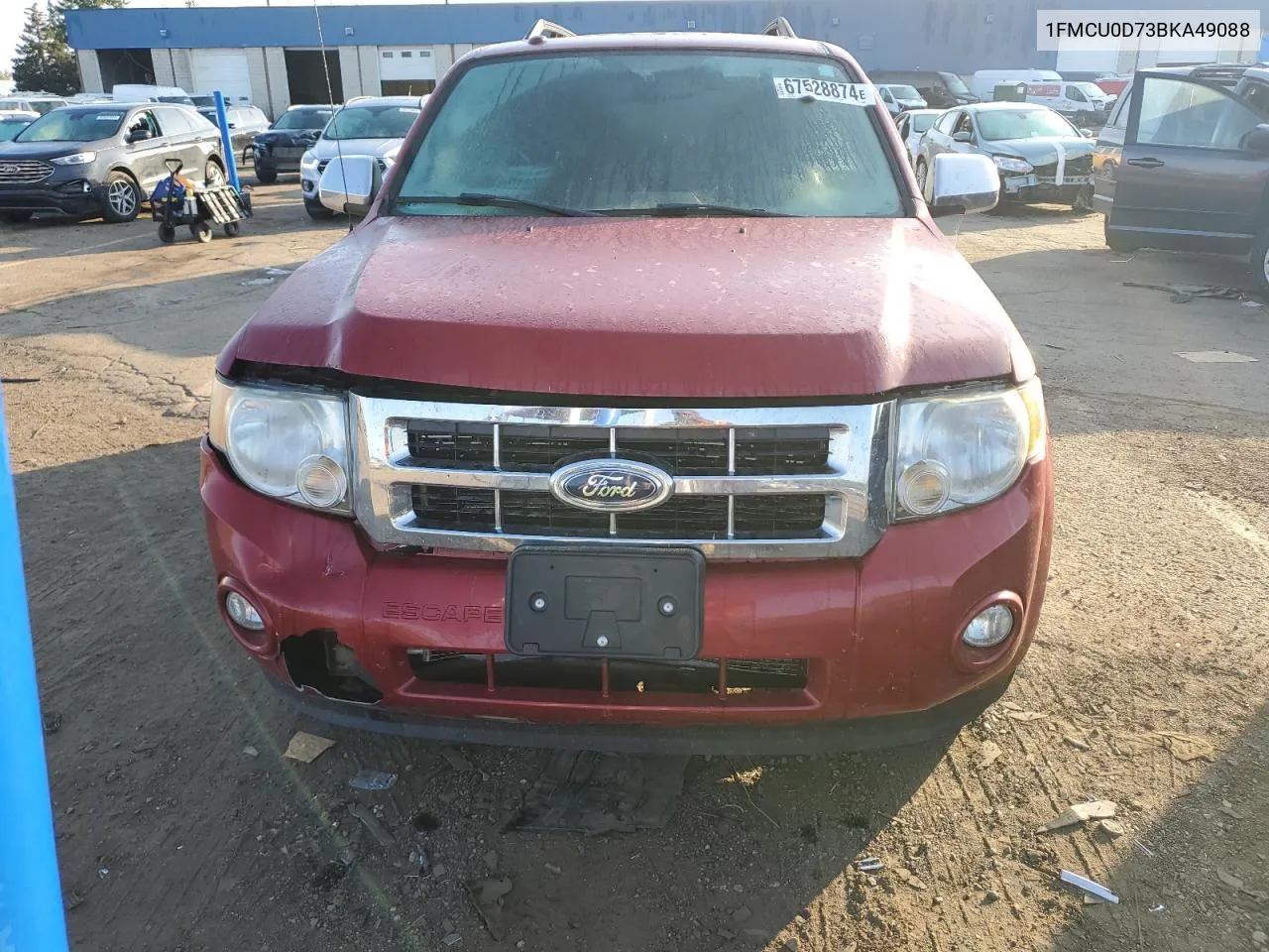 1FMCU0D73BKA49088 2011 Ford Escape Xlt