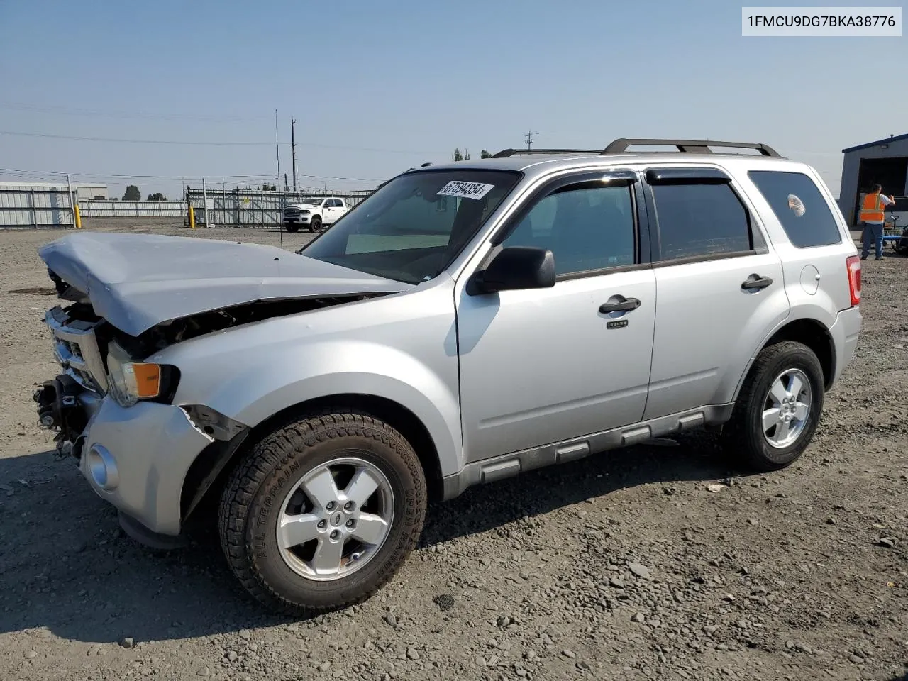 2011 Ford Escape Xlt VIN: 1FMCU9DG7BKA38776 Lot: 67594354