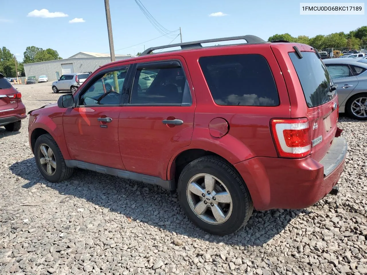 2011 Ford Escape Xlt VIN: 1FMCU0DG6BKC17189 Lot: 70073844