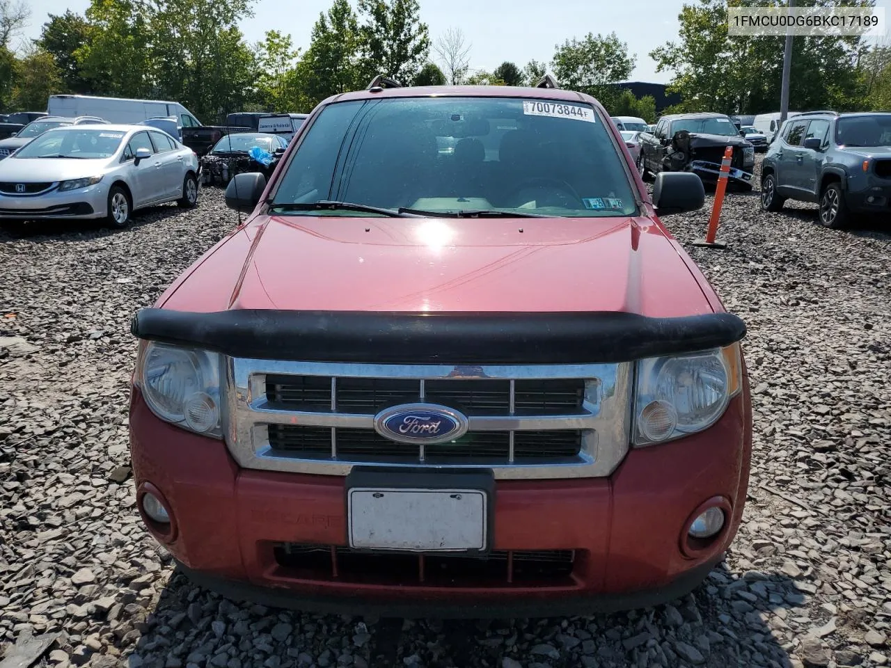 2011 Ford Escape Xlt VIN: 1FMCU0DG6BKC17189 Lot: 70073844