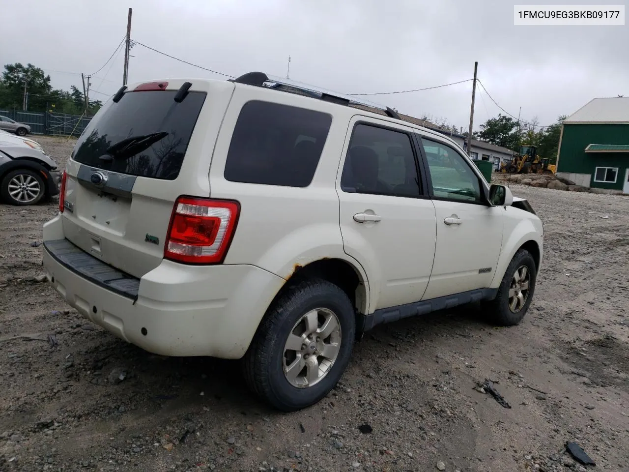 2011 Ford Escape Limited VIN: 1FMCU9EG3BKB09177 Lot: 70559194