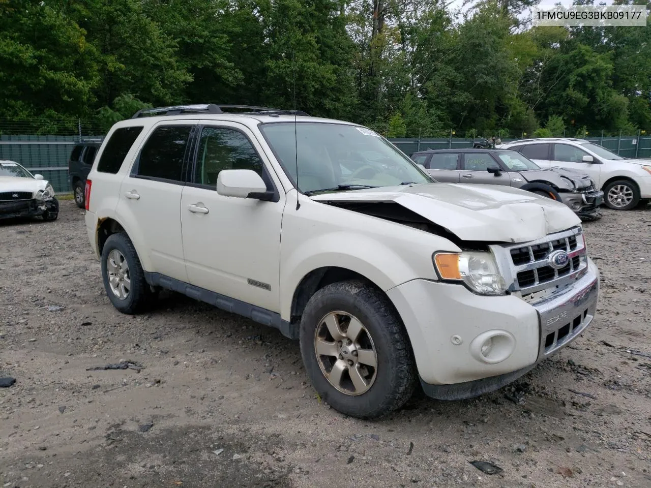 2011 Ford Escape Limited VIN: 1FMCU9EG3BKB09177 Lot: 70559194