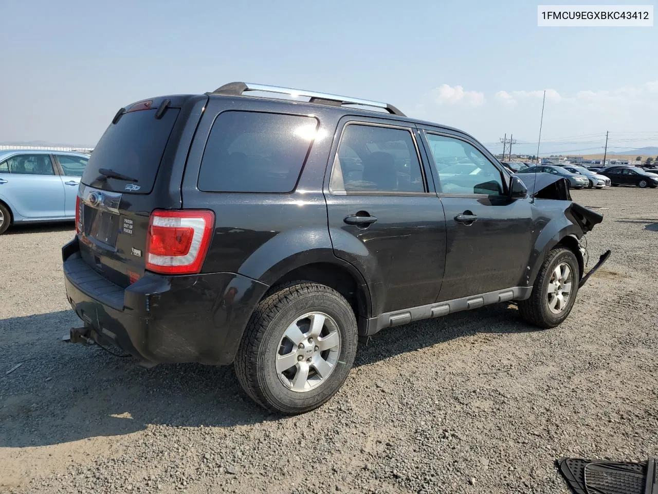 2011 Ford Escape Limited VIN: 1FMCU9EGXBKC43412 Lot: 70637184