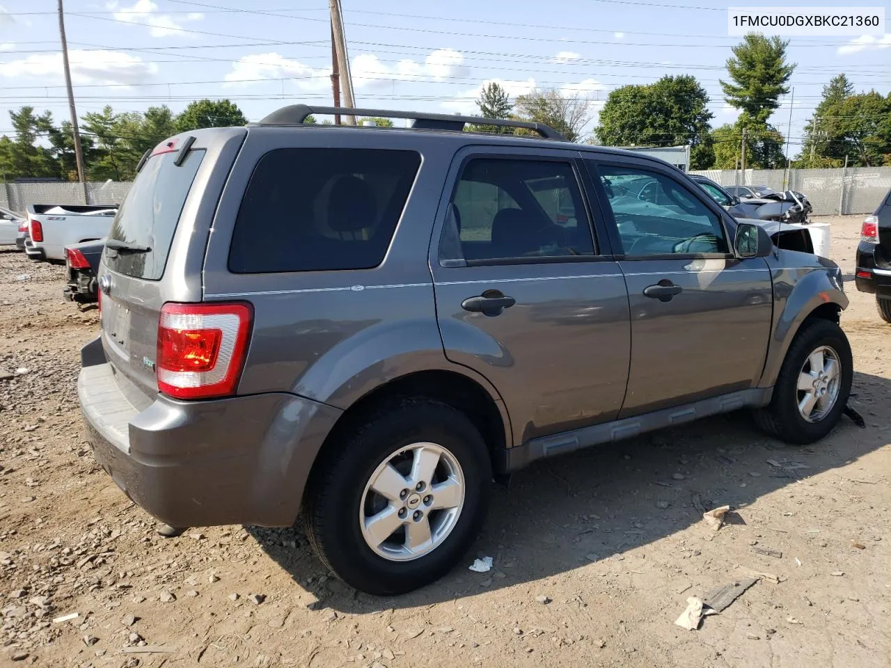 2011 Ford Escape Xlt VIN: 1FMCU0DGXBKC21360 Lot: 71422144