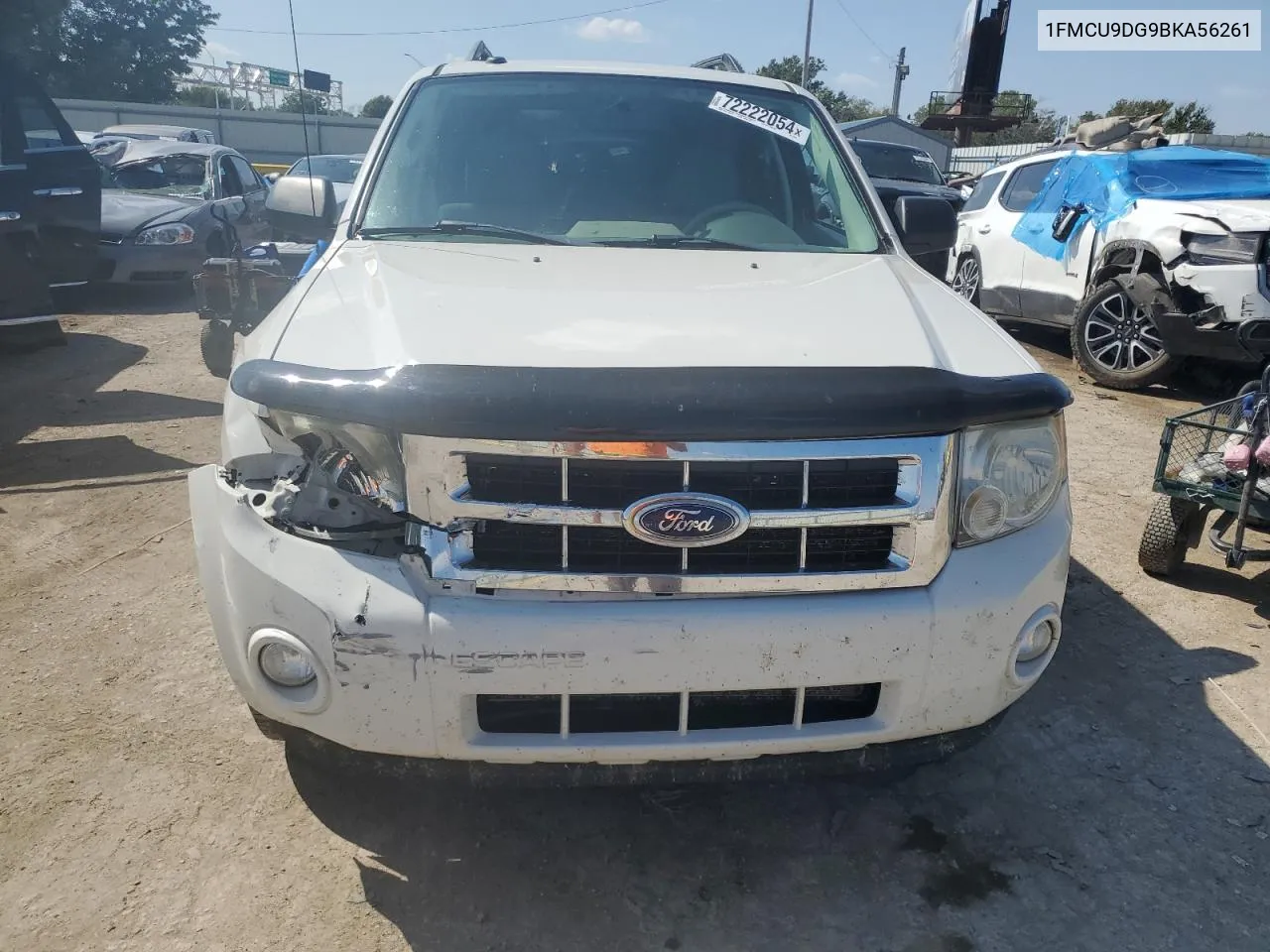 2011 Ford Escape Xlt VIN: 1FMCU9DG9BKA56261 Lot: 72222054