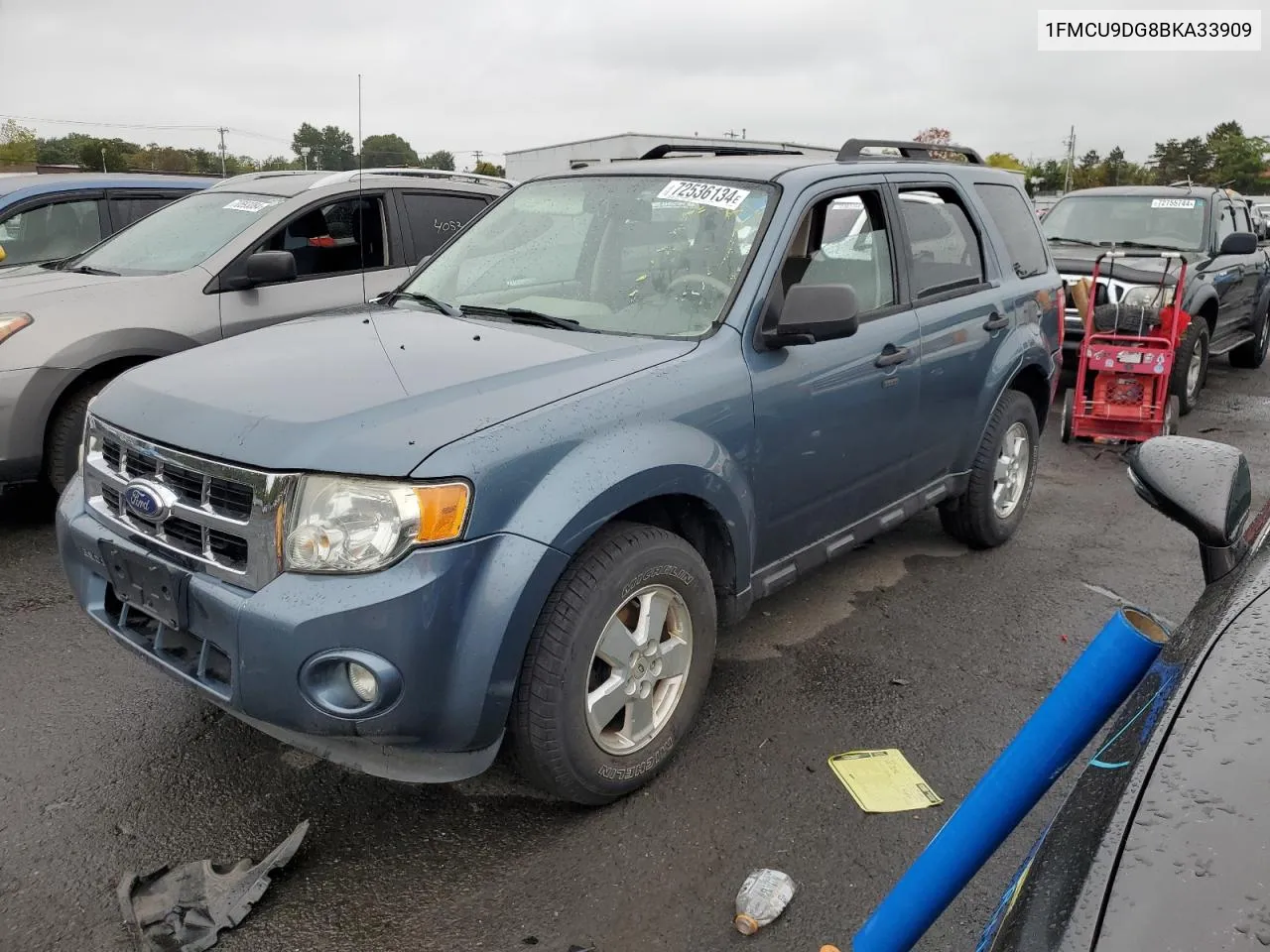 2011 Ford Escape Xlt VIN: 1FMCU9DG8BKA33909 Lot: 72536134