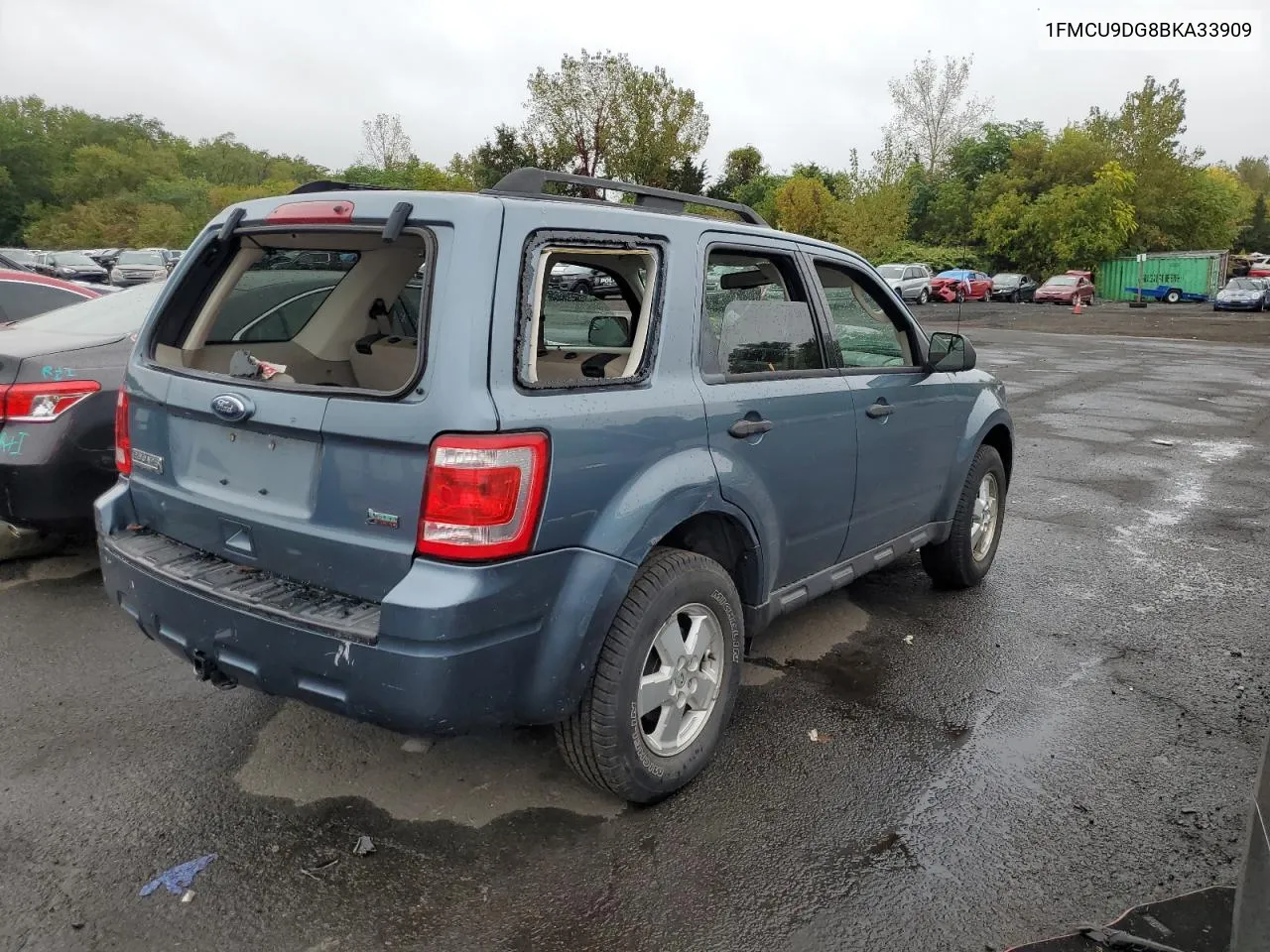 2011 Ford Escape Xlt VIN: 1FMCU9DG8BKA33909 Lot: 72536134