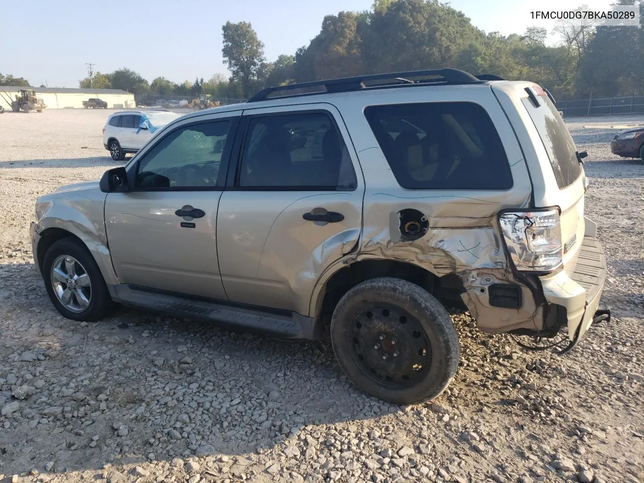 2011 Ford Escape Xlt VIN: 1FMCU0DG7BKA50289 Lot: 72620964