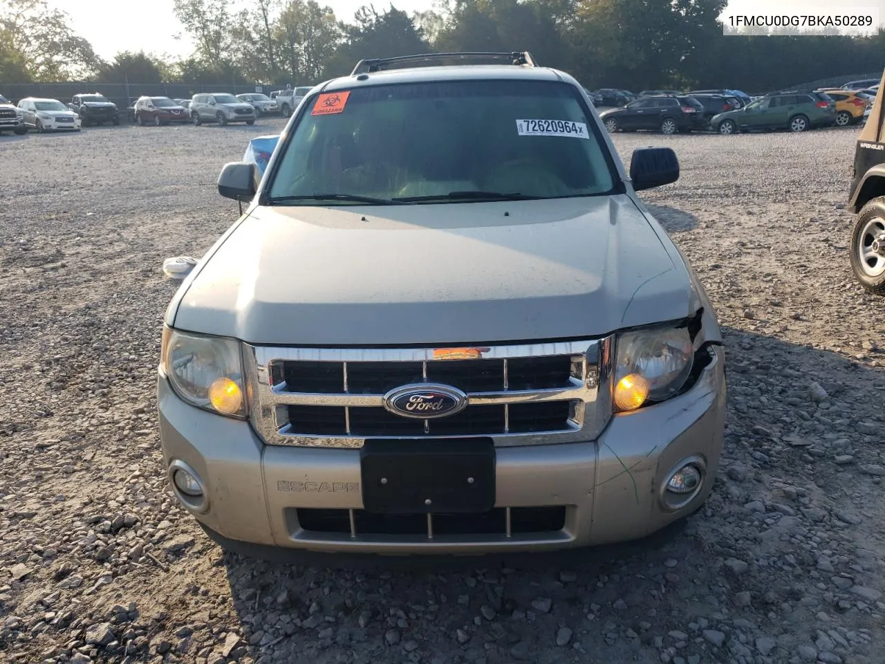 2011 Ford Escape Xlt VIN: 1FMCU0DG7BKA50289 Lot: 72620964