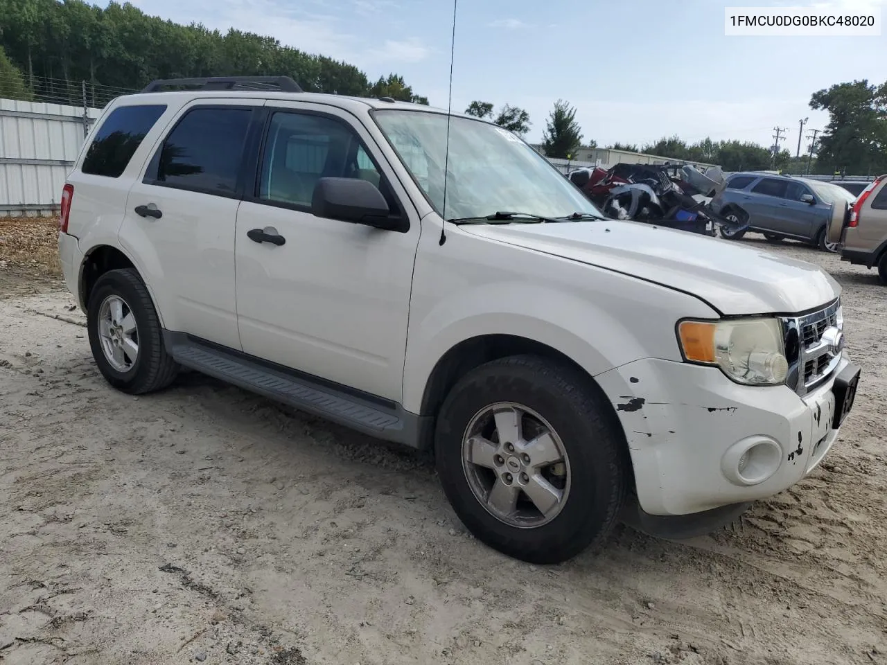 2011 Ford Escape Xlt VIN: 1FMCU0DG0BKC48020 Lot: 72727844