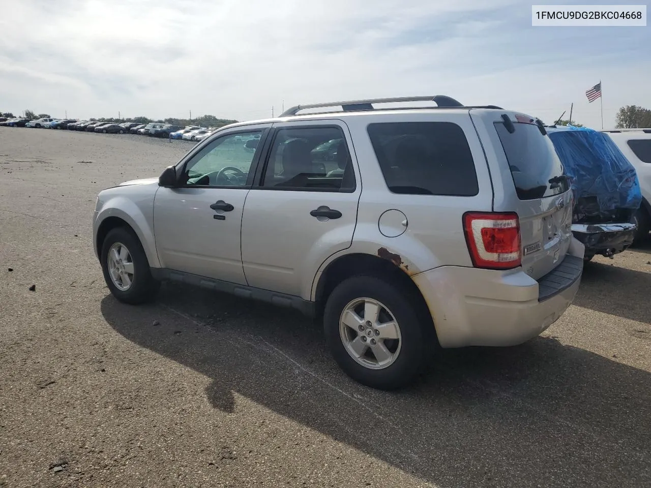 2011 Ford Escape Xlt VIN: 1FMCU9DG2BKC04668 Lot: 72920604