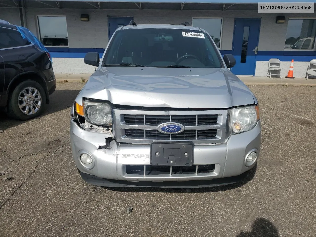 2011 Ford Escape Xlt VIN: 1FMCU9DG2BKC04668 Lot: 72920604