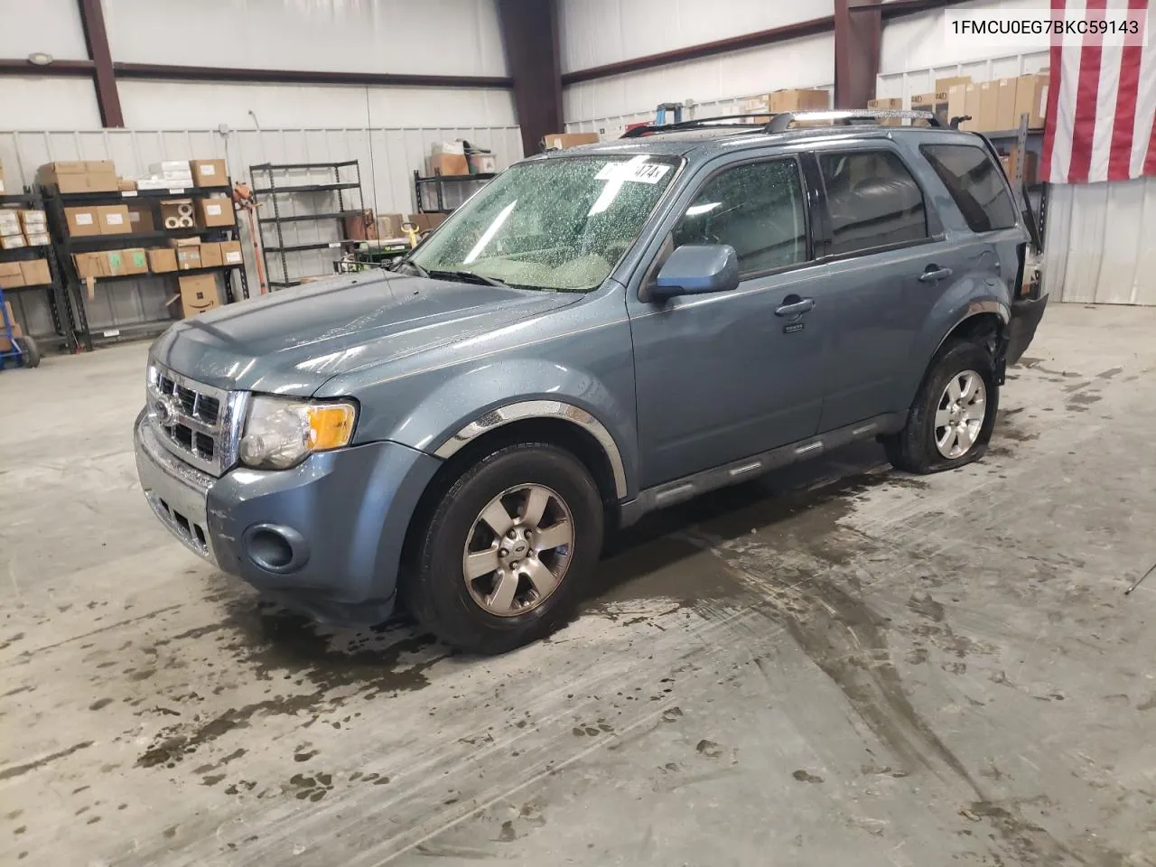 2011 Ford Escape Limited VIN: 1FMCU0EG7BKC59143 Lot: 72927474