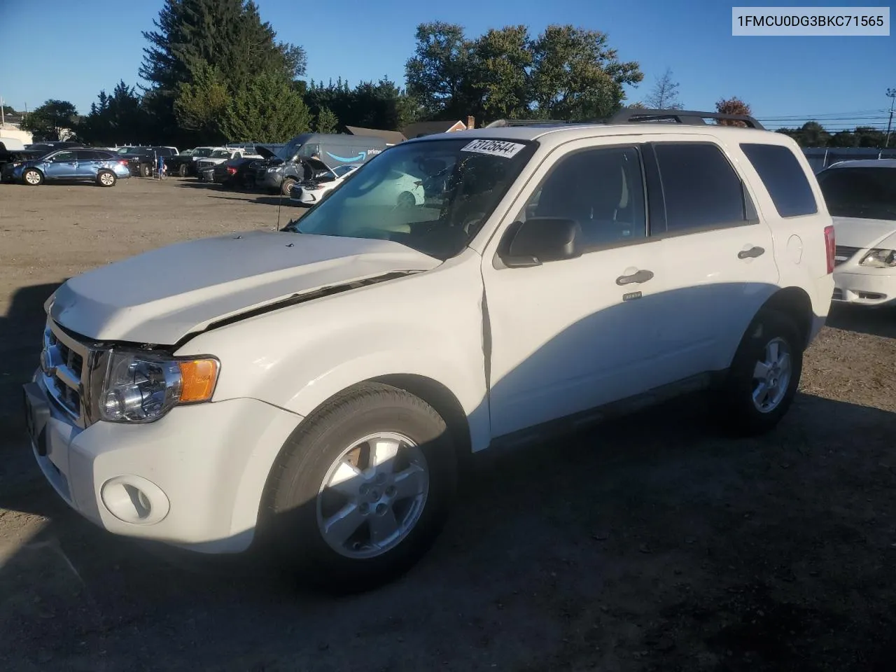 2011 Ford Escape Xlt VIN: 1FMCU0DG3BKC71565 Lot: 73125644