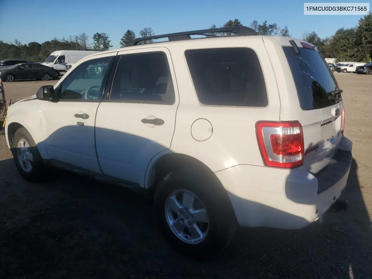 2011 Ford Escape Xlt VIN: 1FMCU0DG3BKC71565 Lot: 73125644