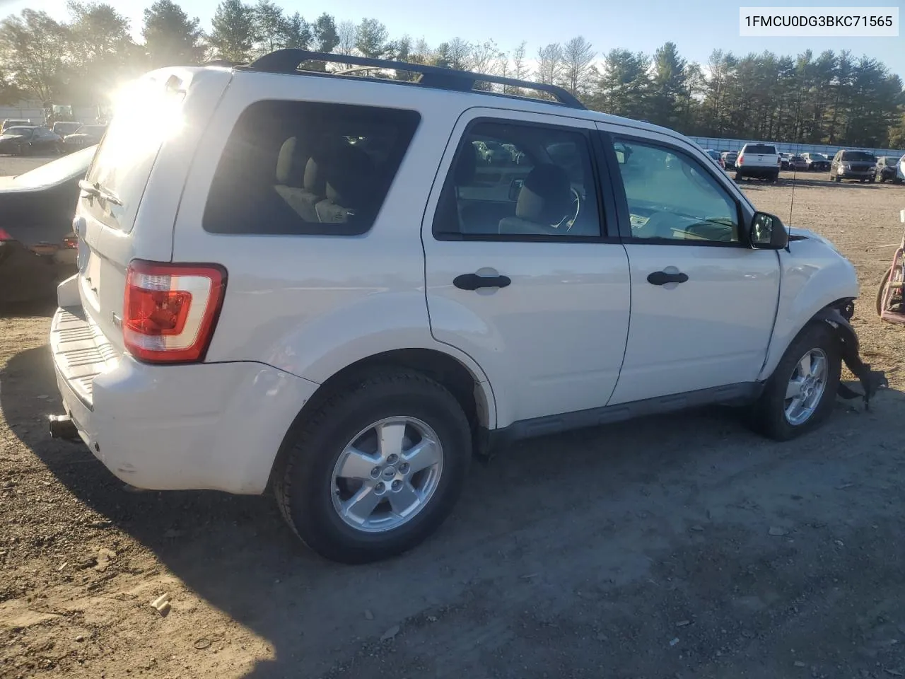 2011 Ford Escape Xlt VIN: 1FMCU0DG3BKC71565 Lot: 73125644