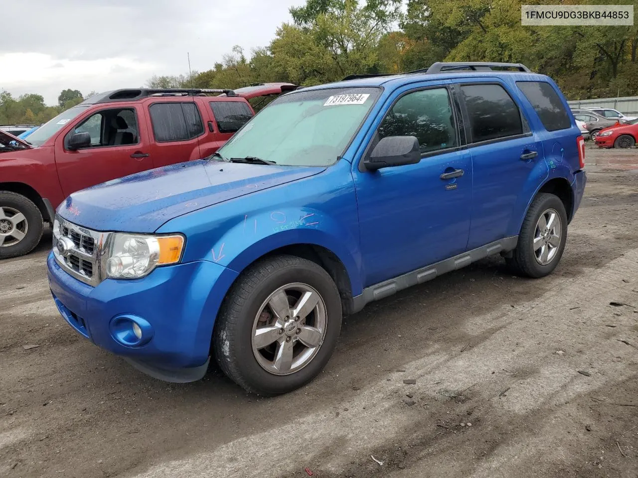 1FMCU9DG3BKB44853 2011 Ford Escape Xlt