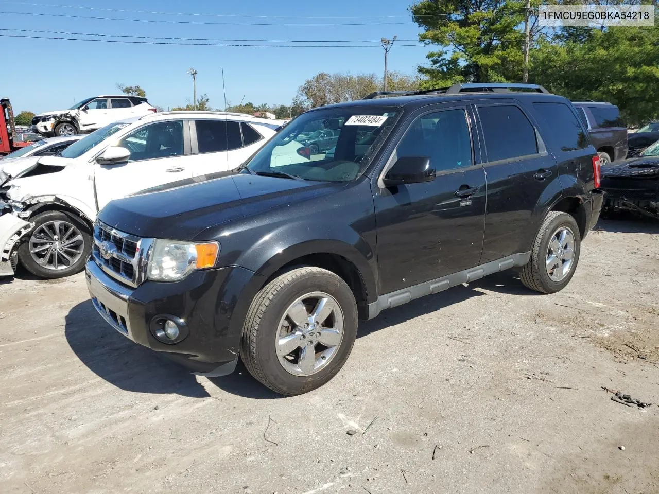 2011 Ford Escape Limited VIN: 1FMCU9EG0BKA54218 Lot: 73402484