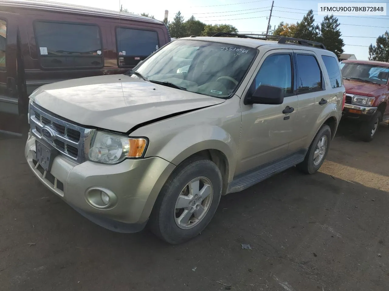 2011 Ford Escape Xlt VIN: 1FMCU9DG7BKB72848 Lot: 73520564