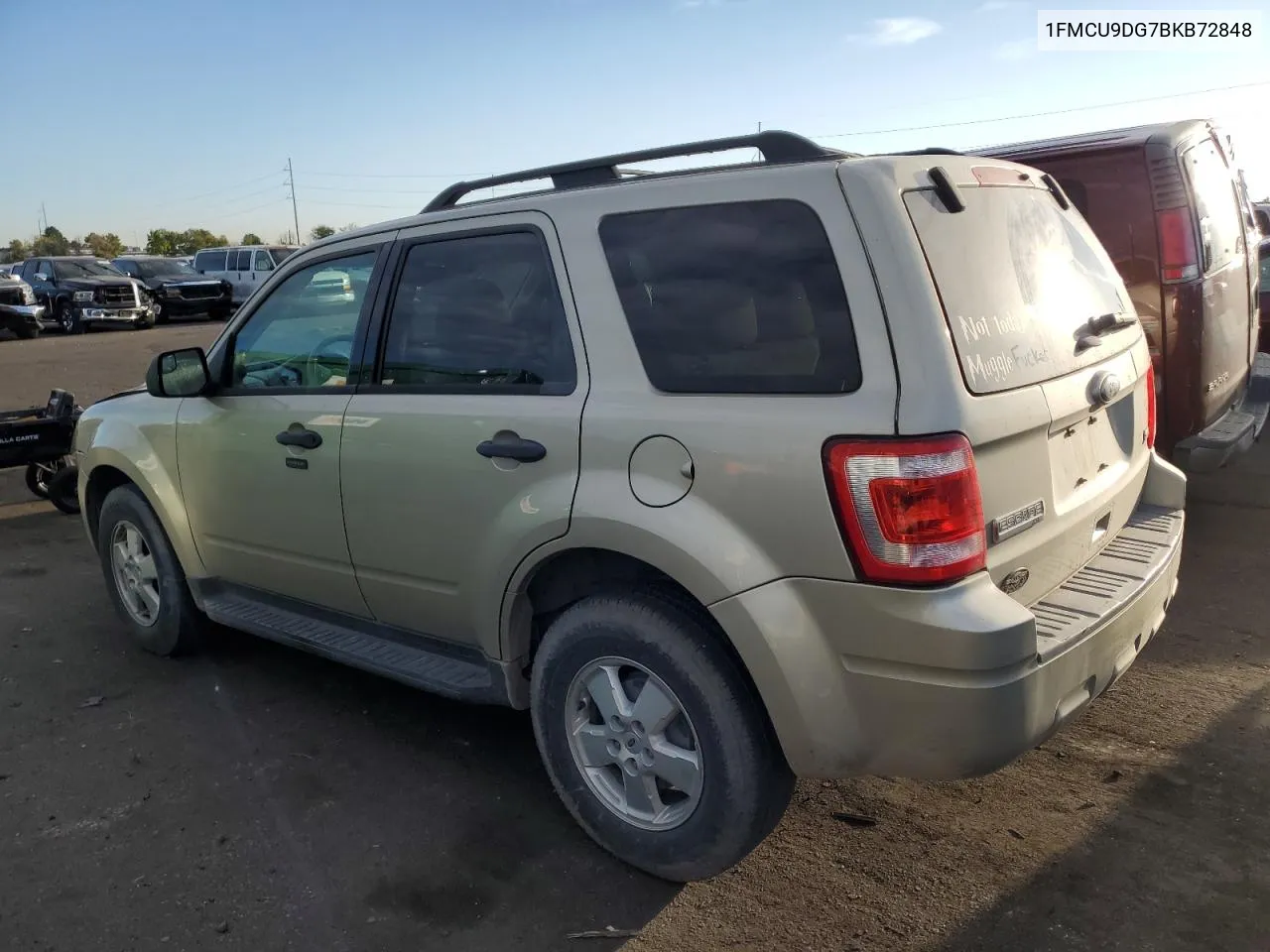 2011 Ford Escape Xlt VIN: 1FMCU9DG7BKB72848 Lot: 73520564