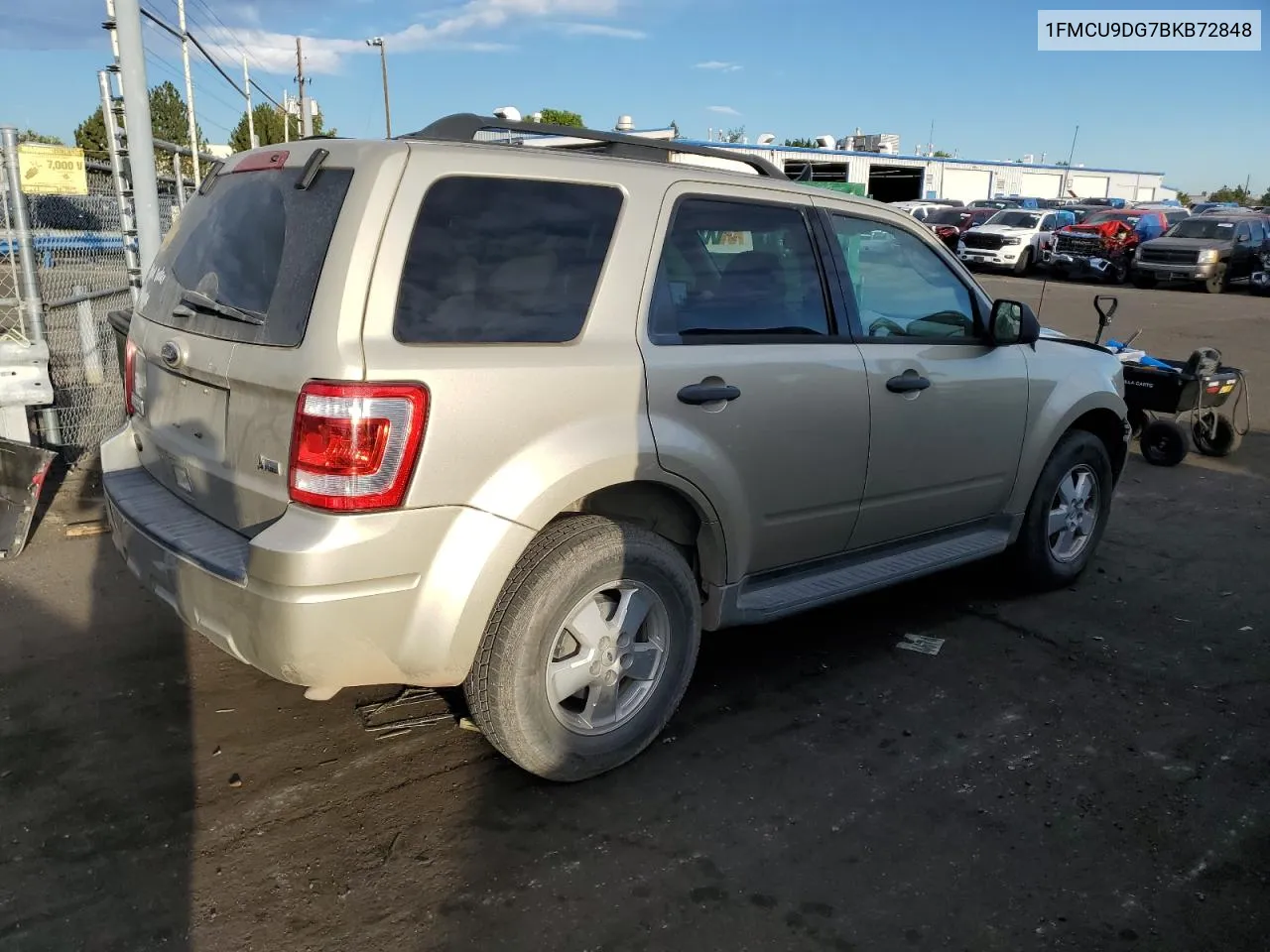 2011 Ford Escape Xlt VIN: 1FMCU9DG7BKB72848 Lot: 73520564