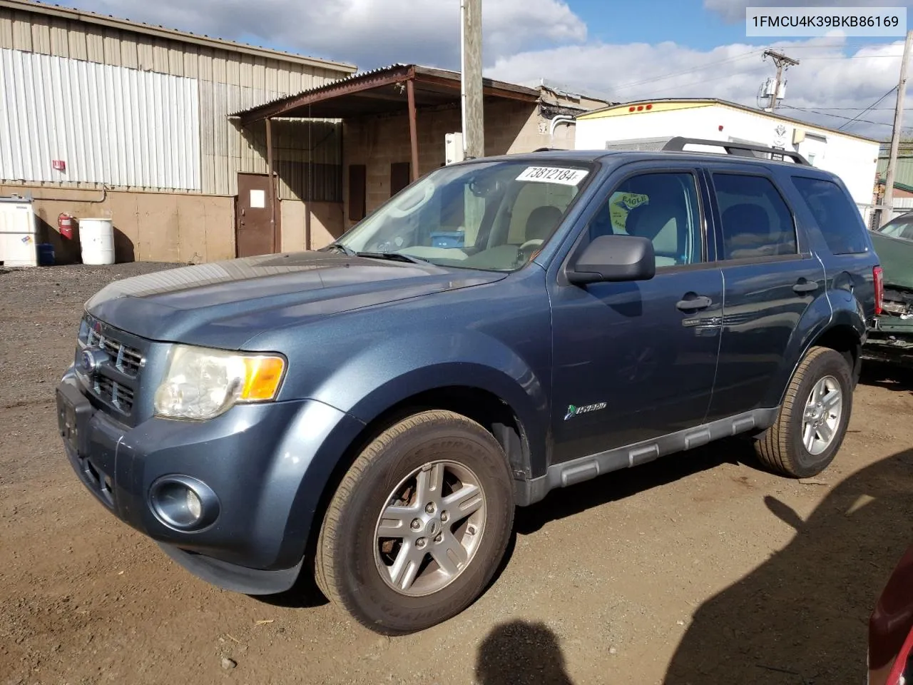 1FMCU4K39BKB86169 2011 Ford Escape Hybrid