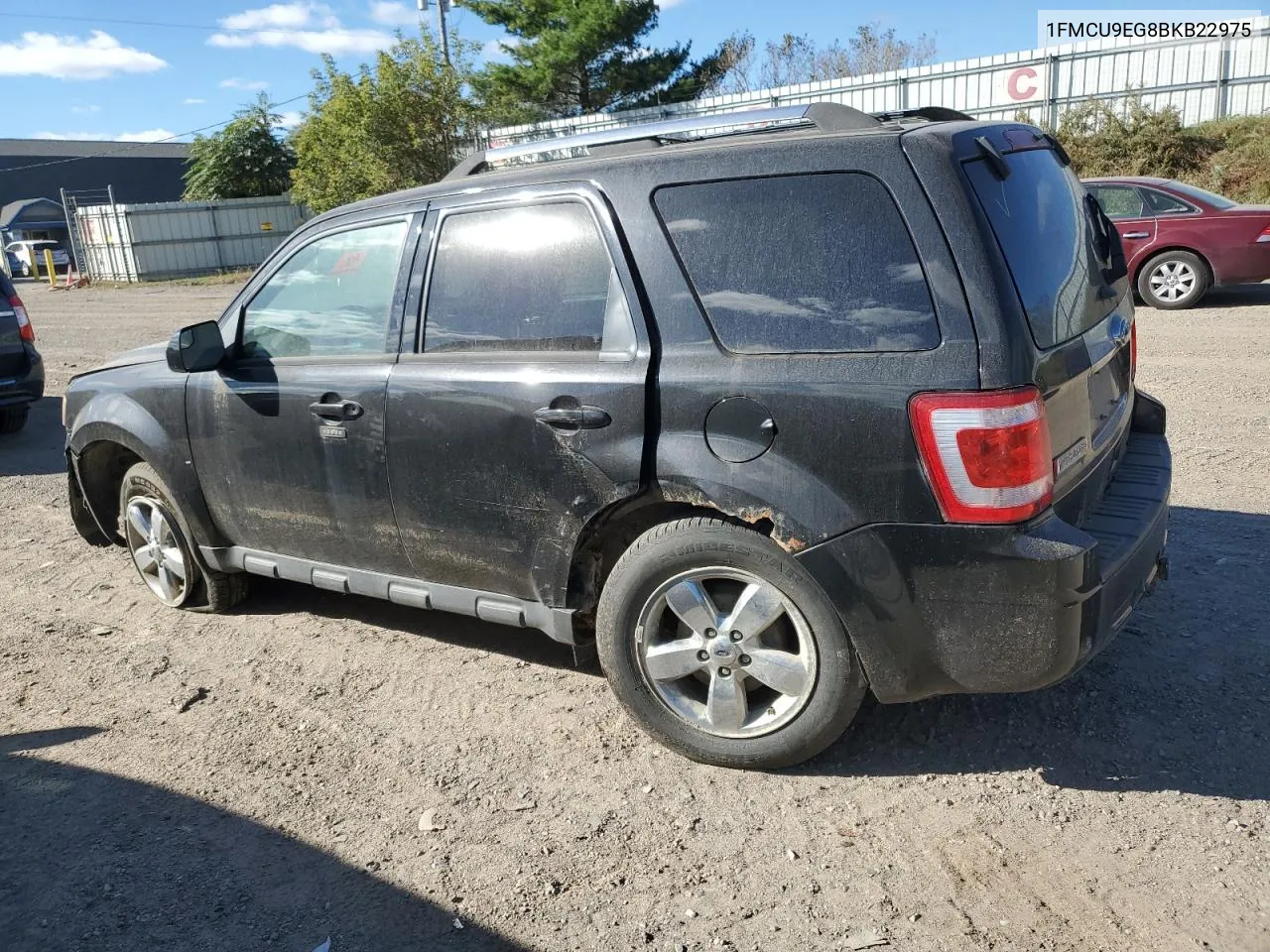 1FMCU9EG8BKB22975 2011 Ford Escape Limited