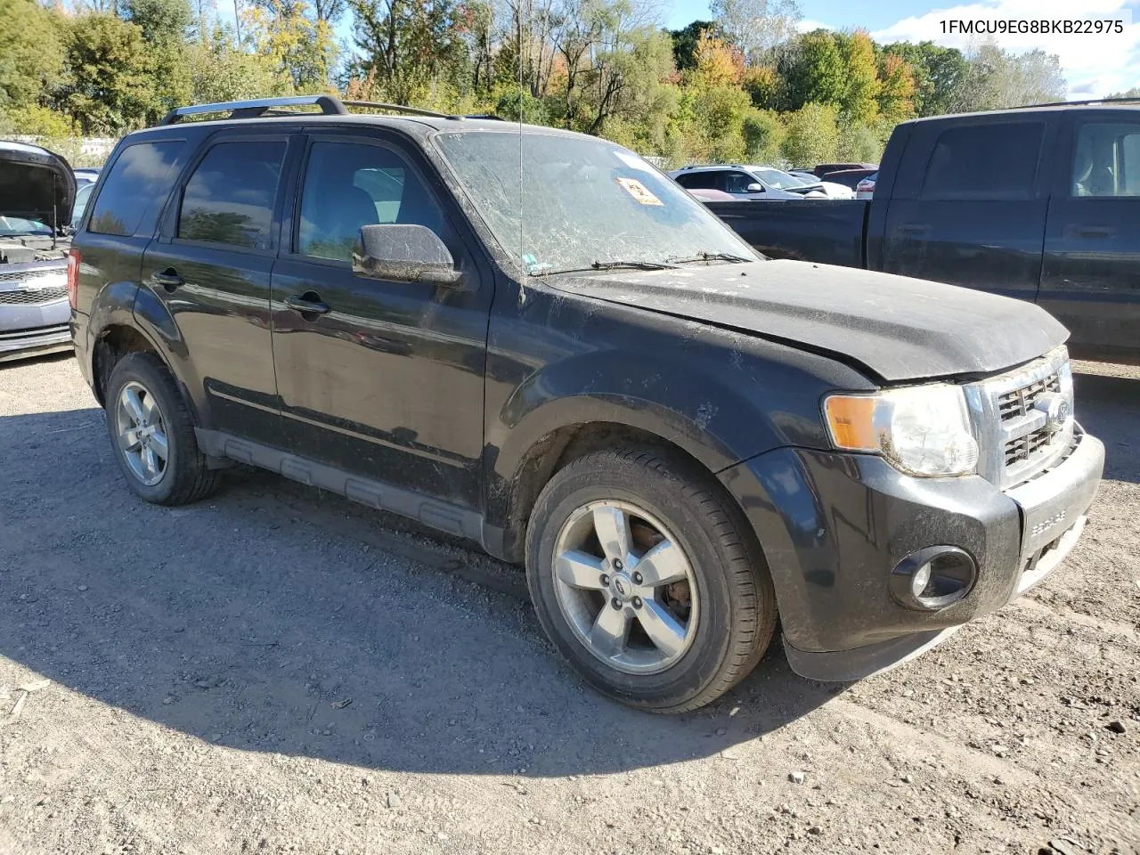 2011 Ford Escape Limited VIN: 1FMCU9EG8BKB22975 Lot: 73874234