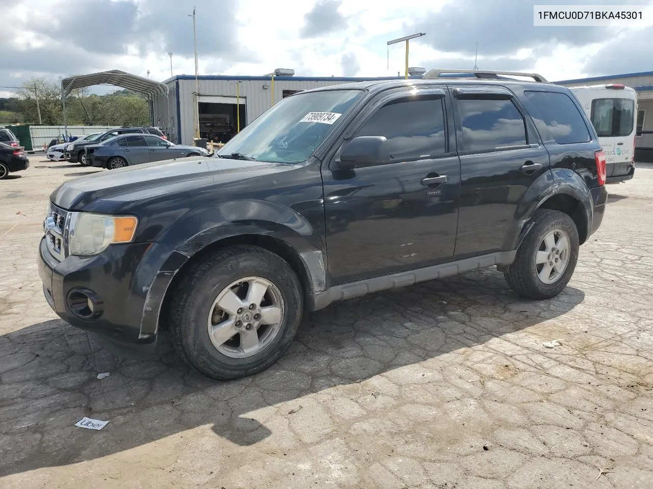 2011 Ford Escape Xlt VIN: 1FMCU0D71BKA45301 Lot: 73909734