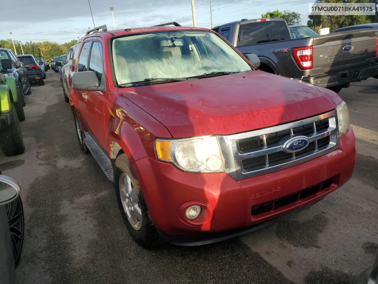 2011 Ford Escape Xlt VIN: 1FMCU0D71BKA41975 Lot: 73939804