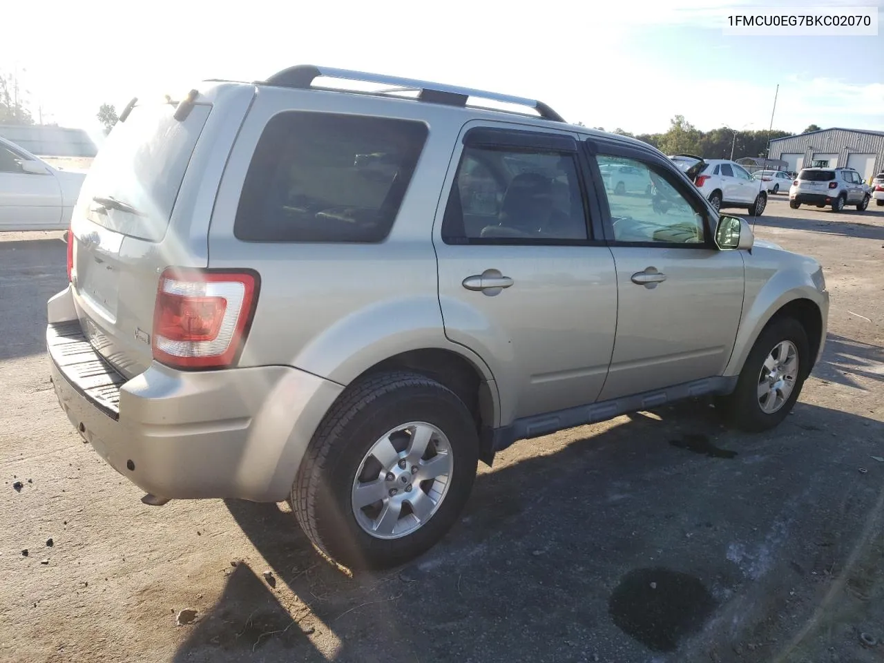 2011 Ford Escape Limited VIN: 1FMCU0EG7BKC02070 Lot: 73953254