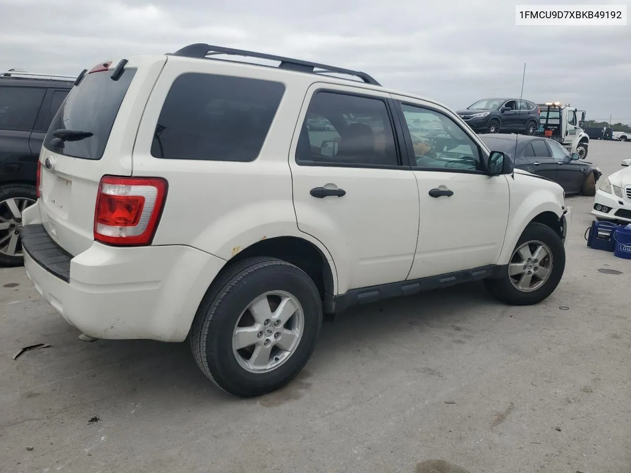 2011 Ford Escape Xlt VIN: 1FMCU9D7XBKB49192 Lot: 74062744