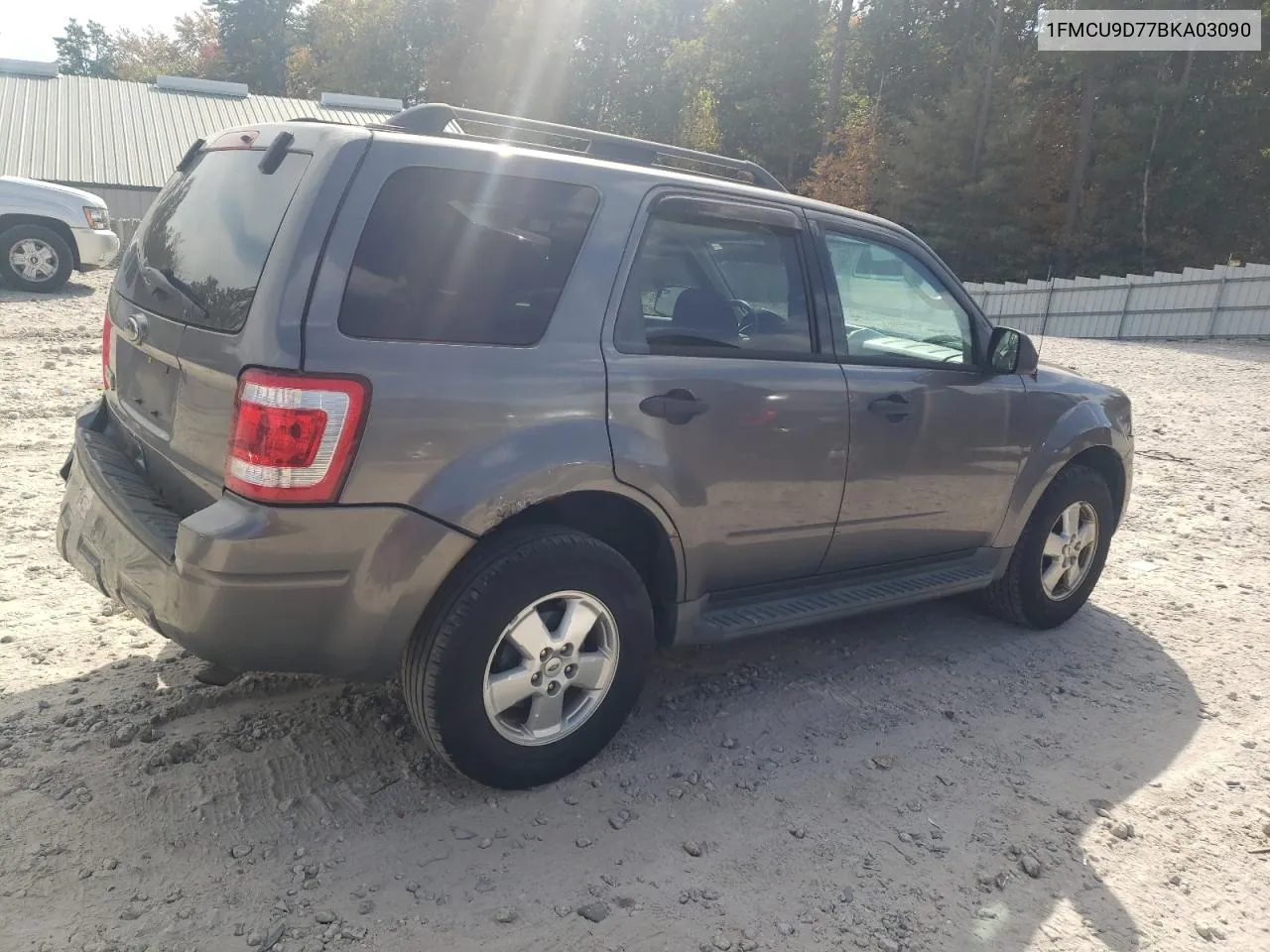 2011 Ford Escape Xlt VIN: 1FMCU9D77BKA03090 Lot: 74085304