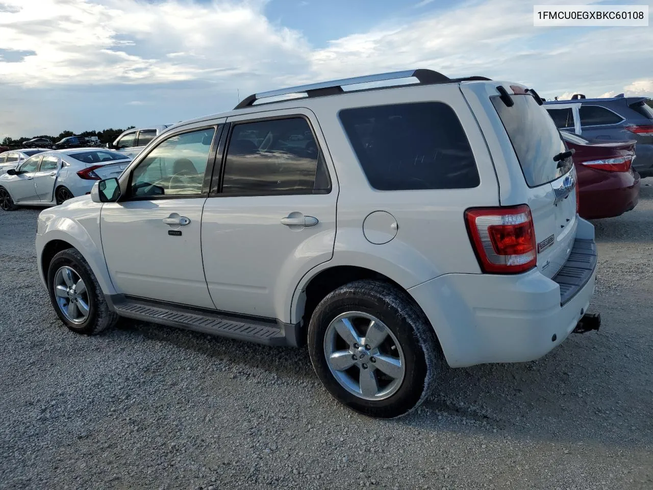 2011 Ford Escape Limited VIN: 1FMCU0EGXBKC60108 Lot: 74318134