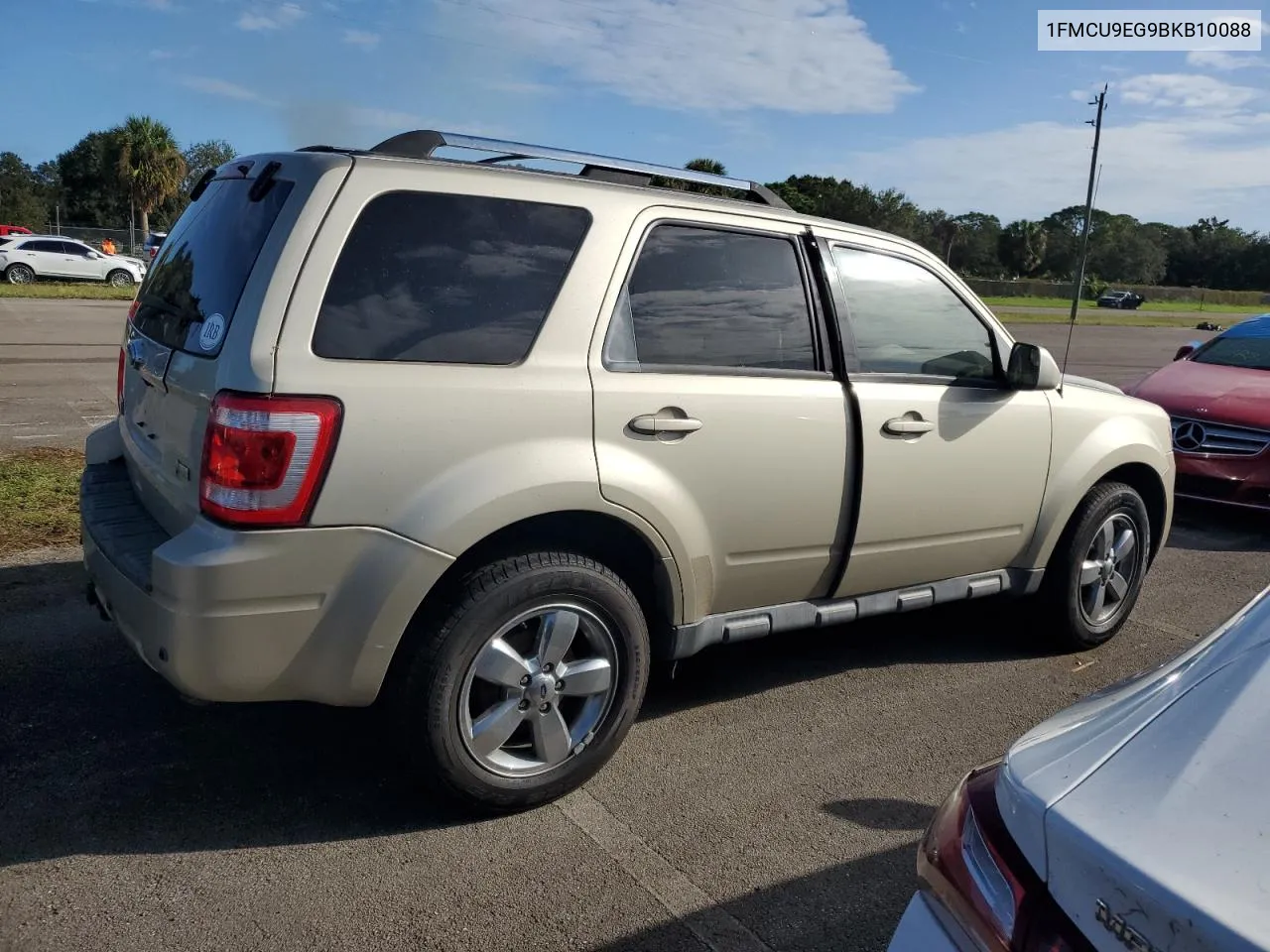 2011 Ford Escape Limited VIN: 1FMCU9EG9BKB10088 Lot: 74396554