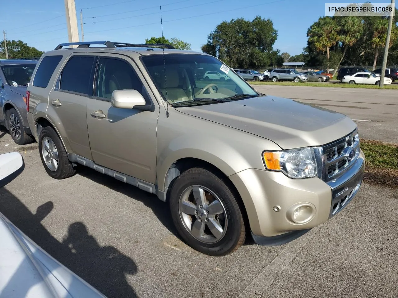 2011 Ford Escape Limited VIN: 1FMCU9EG9BKB10088 Lot: 74396554